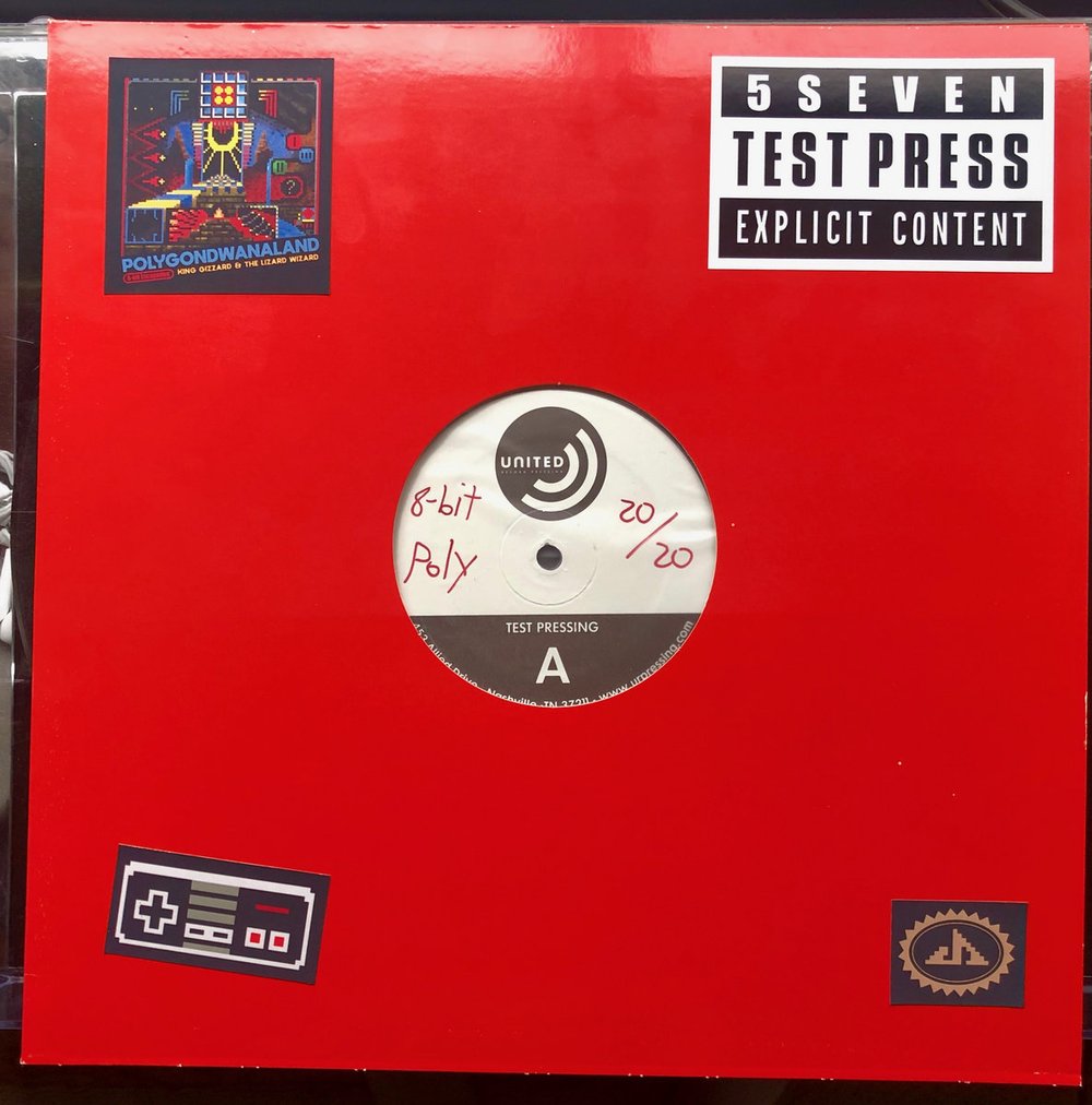 Image of Test Press: 8-bit Poly - 12" Grey Vinyl by 8-Bit Escapades