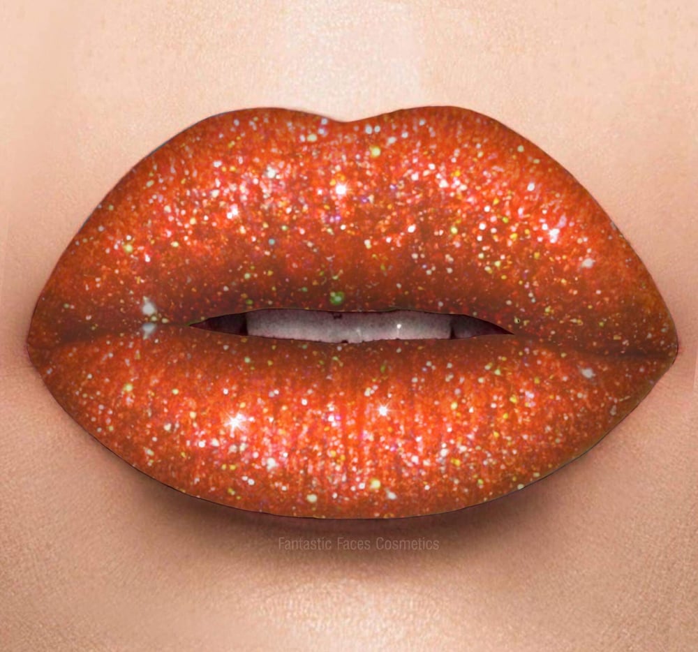 Tigerlilly Glitter Lipstick / Fantastic Faces Cosmetics