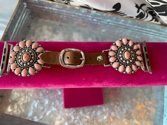 Image of Pink Cluster Apple Watch Band (42mm-44mm)
