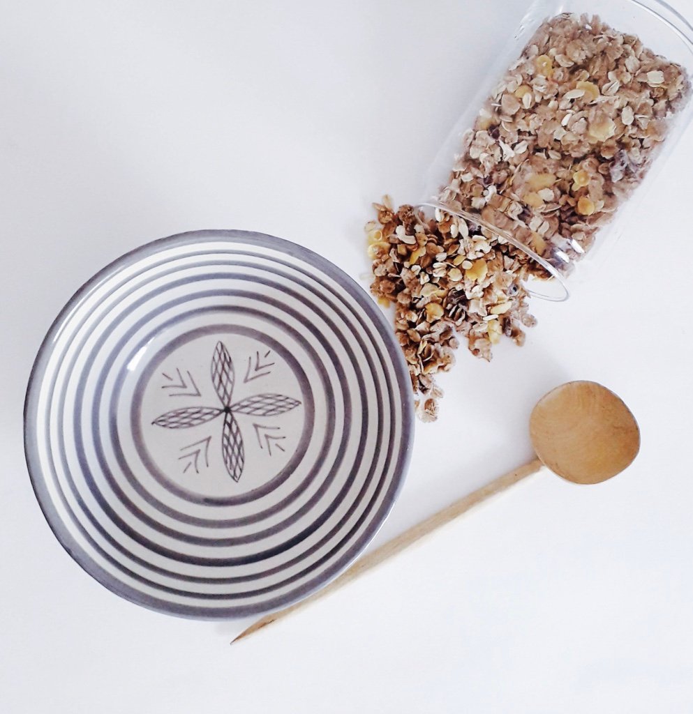 Image of MOROCCAN STRIPED CERAMIC BIG BOWLS