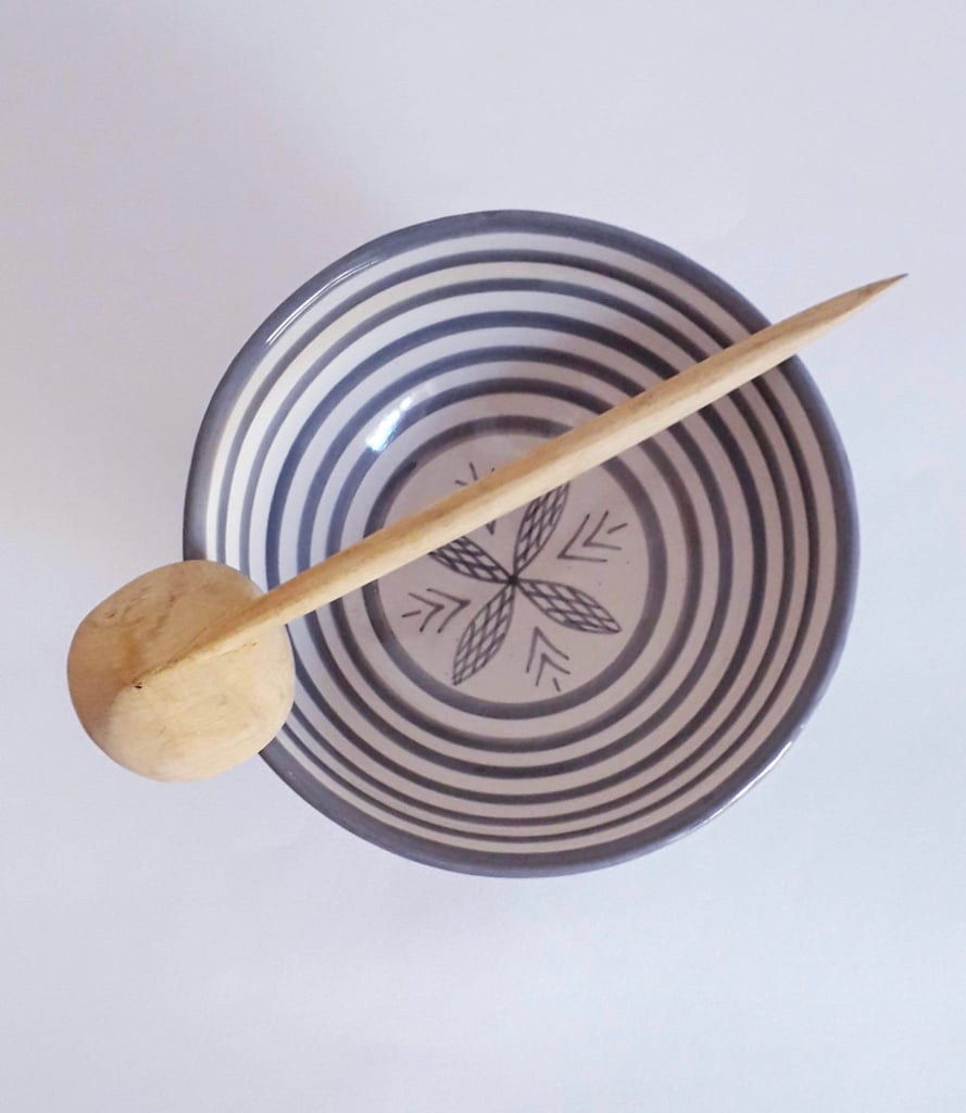 Image of MOROCCAN STRIPED CERAMIC BIG BOWLS