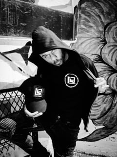 "Lucille Forever Clothing Round Logo" T-Shirt Black