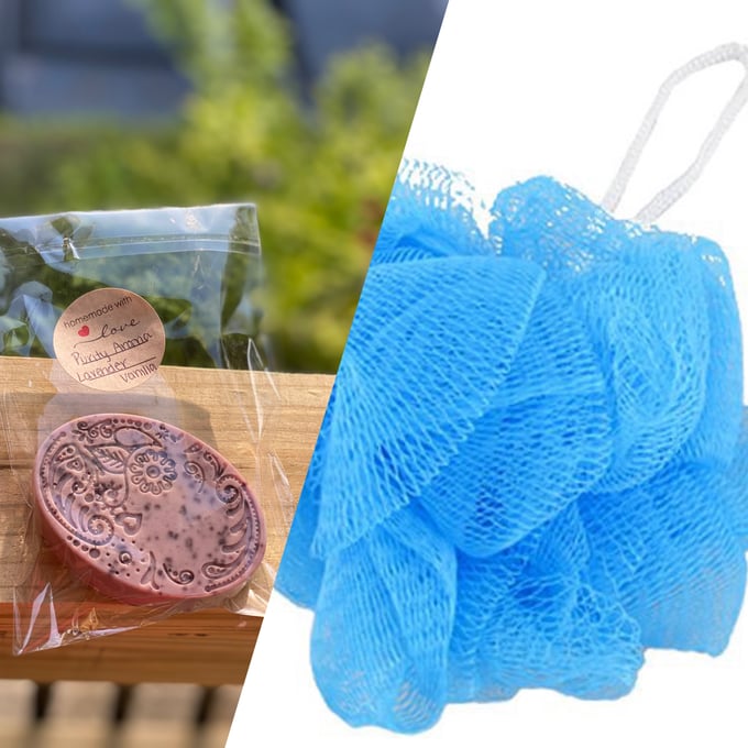 Image of Natural Soap Bars/Loofah sponges