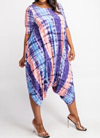 Image 1 of Plus Tie-Dye Jumpsuit 