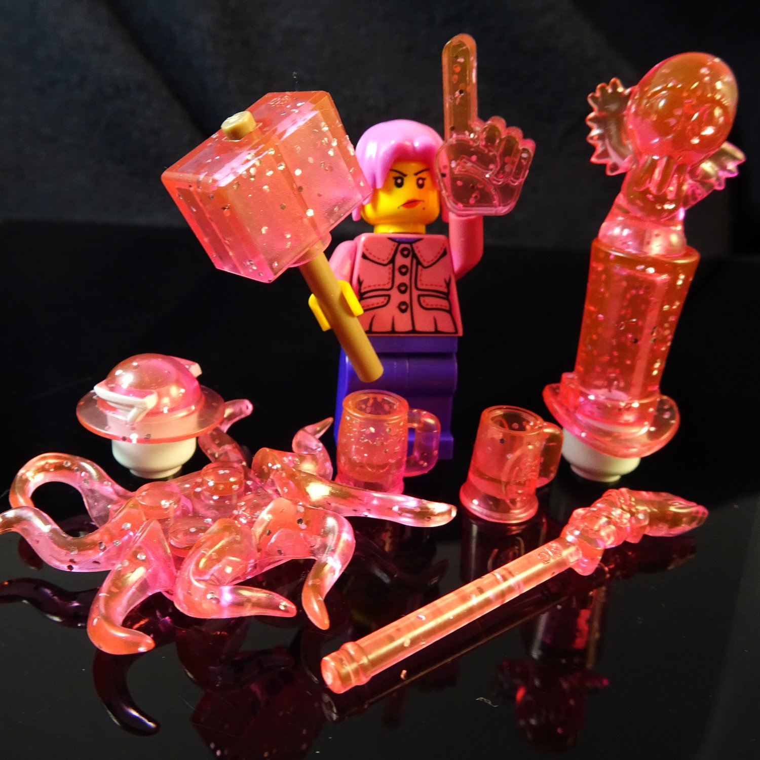 Munchkin Bricks 2 in Sparkly Pink! Limited Quantities