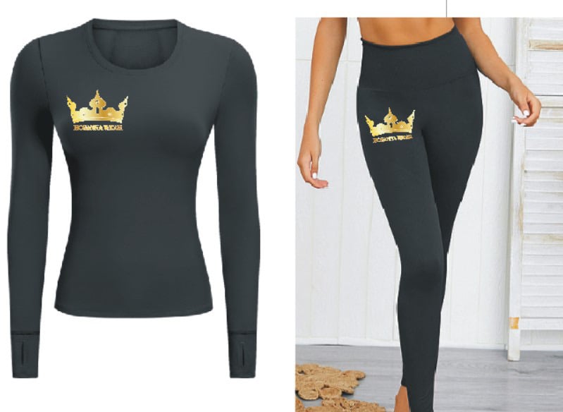 Image of High-Waisted Run Leggings For Women Set