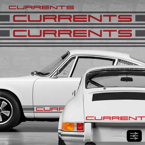 Image of CURRENT-S TYPE COMPLETE DECAL KIT - TWO TONE - YOUR CUSTOM TEXT