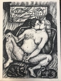 Image 1 of Kiss print Anne van der Linden