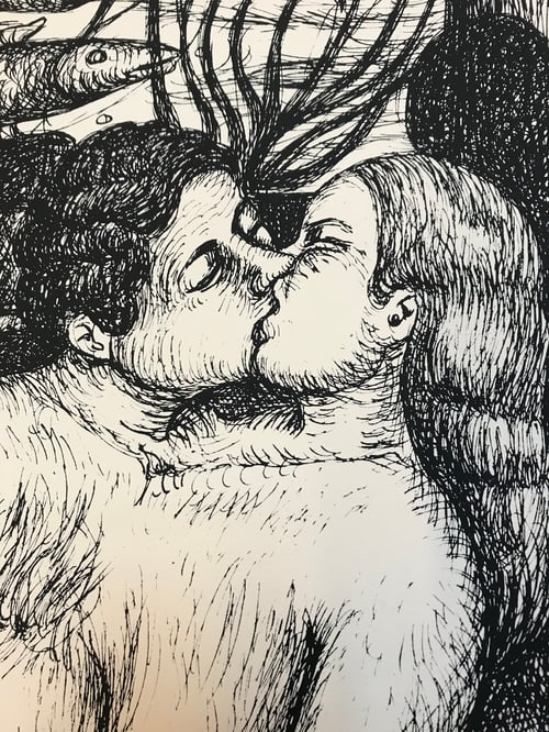 Image of Kiss print Anne van der Linden