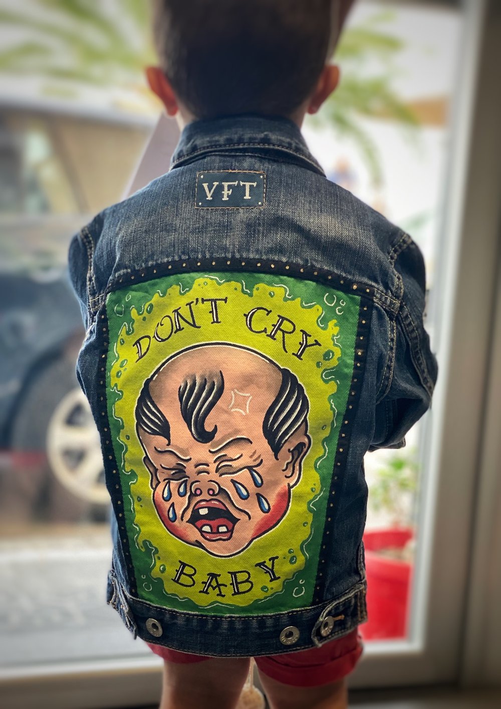 Hand painted children’s jacket