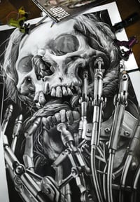 Graphite Skull Series #4