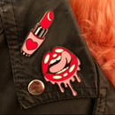 Image 1 of ‘HOT LIPS’ Enamel Pin Duo