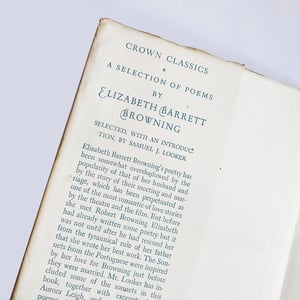 Elizabeth Barrett Browning - Selected Poems edited by Samuel J Looker