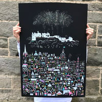 Image 1 of Fireworks Screenprint