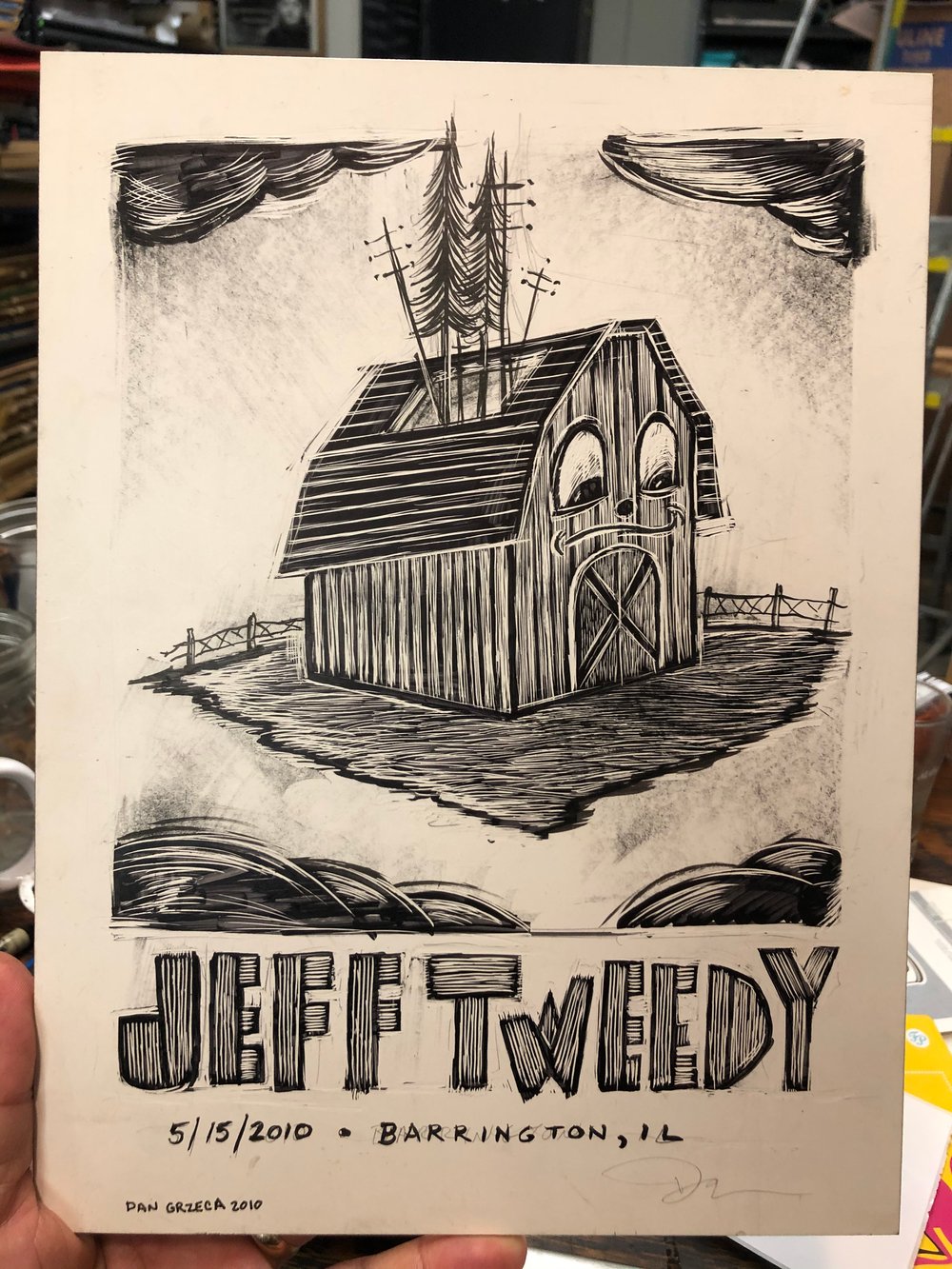 Jeff Tweedy Original Drawing