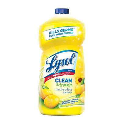 Image of Lysol MultiSurface Cleaner/Disinfectant, Lemon, 40oz 