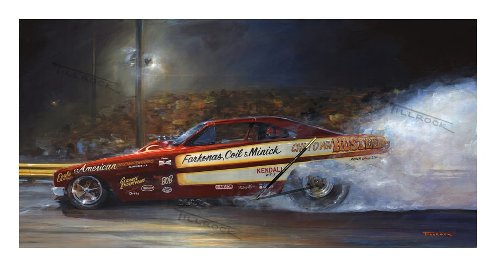 Image of Chi Town Hustler Painting (17x30) or (22 x 40) Signed & Numbered Giclee' Prints