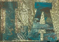 Image 2 of 13” Acrylic Pour Letter