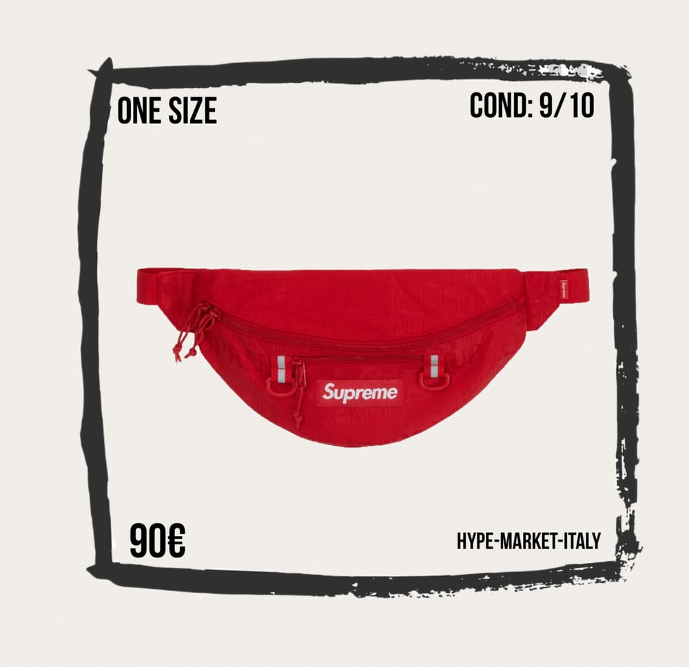 Image of WaistBag Supreme Ss.19 red