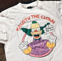 Original 1990 Krusty The Clown Tee.