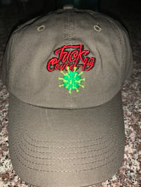 Fuck Covid-19 Dad Hat Olive 