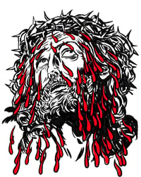 Image 1 of Bleeding Jesus Print