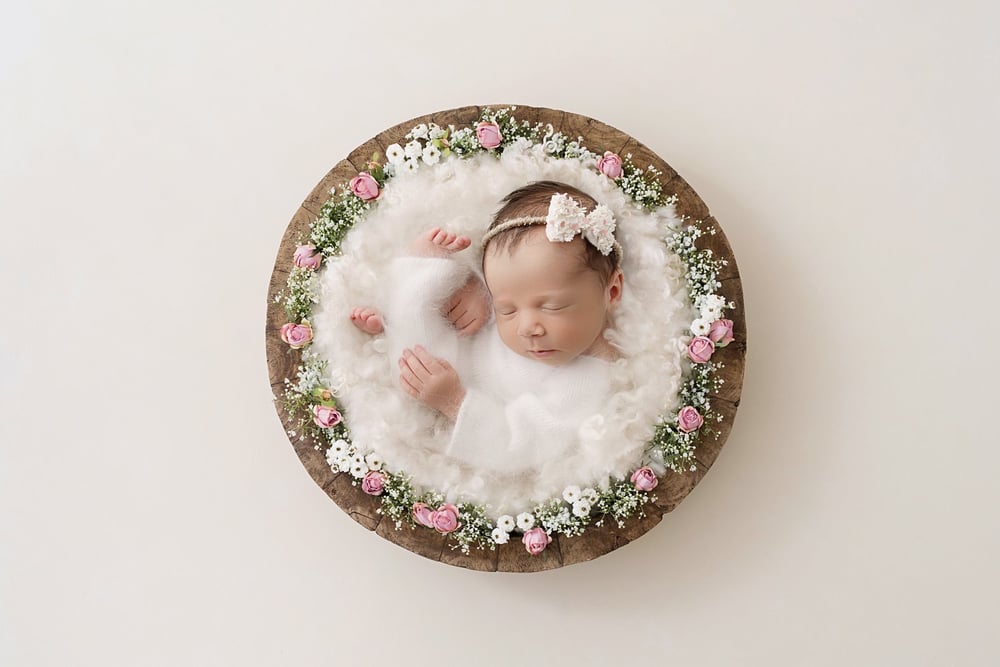 Image of FLORAL BOW HALO natural
