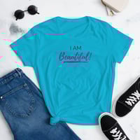 "I Am Beautiful" Women's Short Sleeve T-shirt