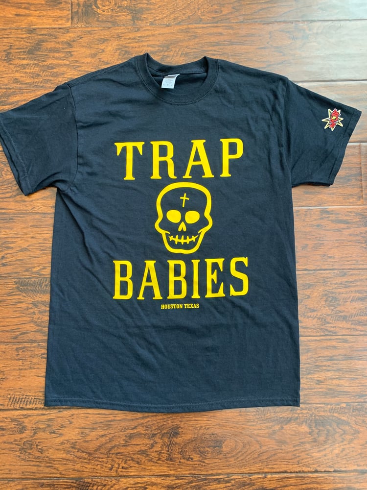 Image of Trap Babies Skull Face Yellow Design 