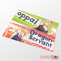 Image 2 of Kobayashi maid dragon ( lucoa v2 & tohru v2 ) Slaps. Diecut