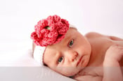 Image of Crocheted Headband with Flower