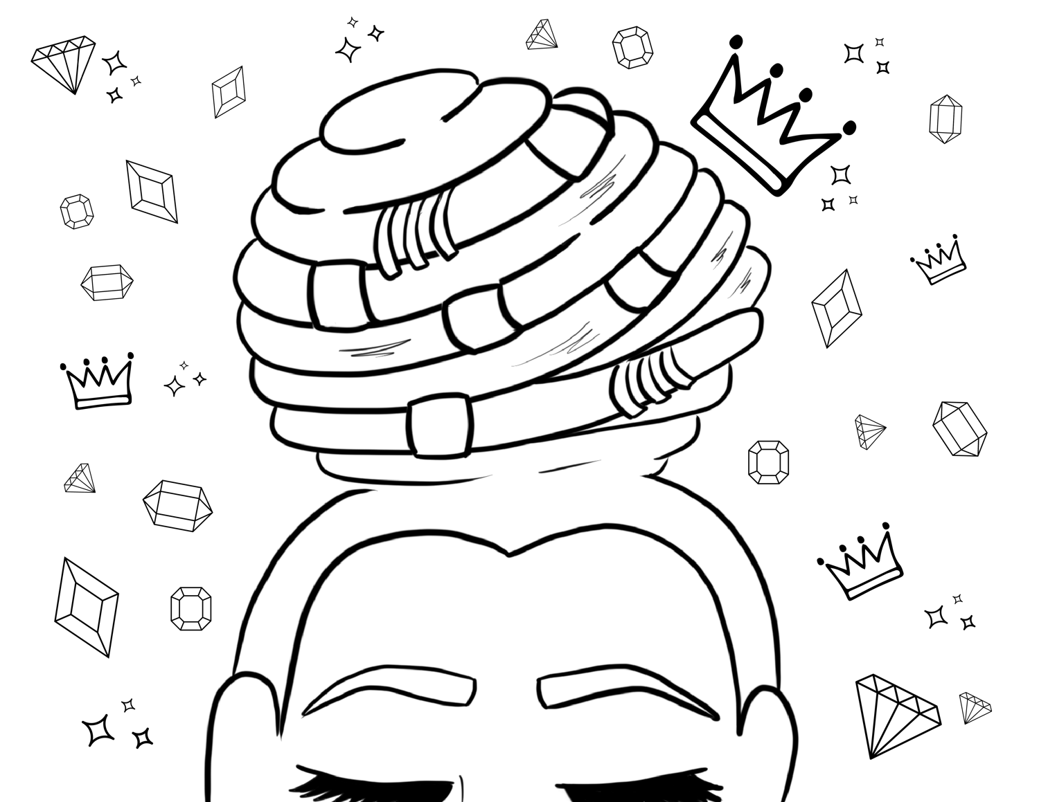 Image of Color Your Crown Coloring Book (All Ages)