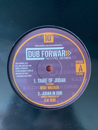 KAI DUB FEAT. NISH WADADA & I DAVID* – TRIBE OF JUDAH / ROOT OF DAVID / DF005 / DUBFORWARD