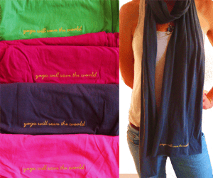 Image of Yoga Will Save the World Scarves