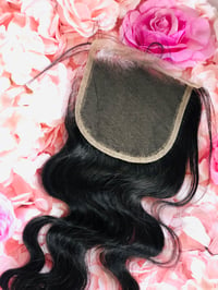 Image 3 of 4x4 Lace Closure (Body Wave) (Loose Wave) (Deep Wave)
