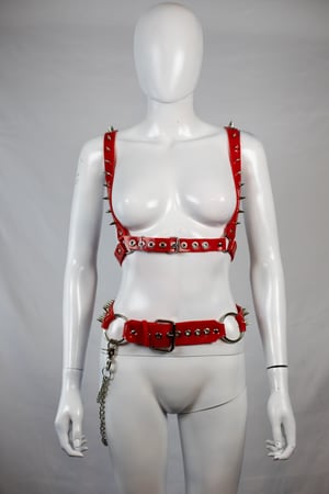 Image of Red Switchblade belt