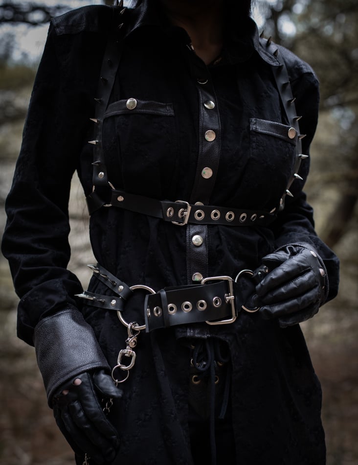 Black Switchblade belt | Ravencurse