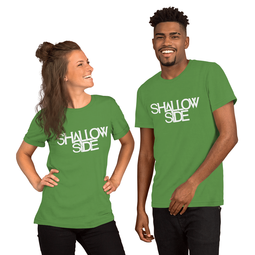 Shallow Side White Logo Unisex T-Shirt