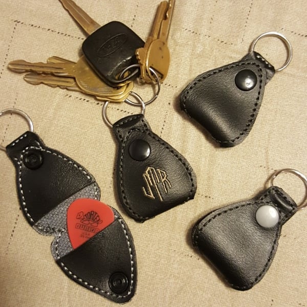 Image of Personalized guitar pick holder