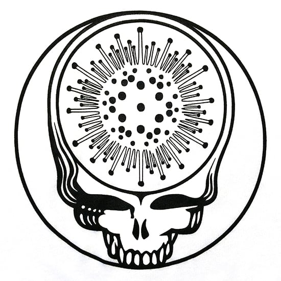 Image of Steal Yr Face Glow In The Dark Tee
