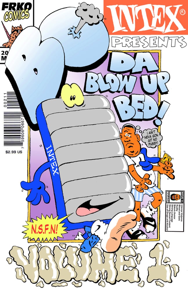 Image of "BO DA BLOW UP BED VOL. 1" COMIC (2-PAGE) 