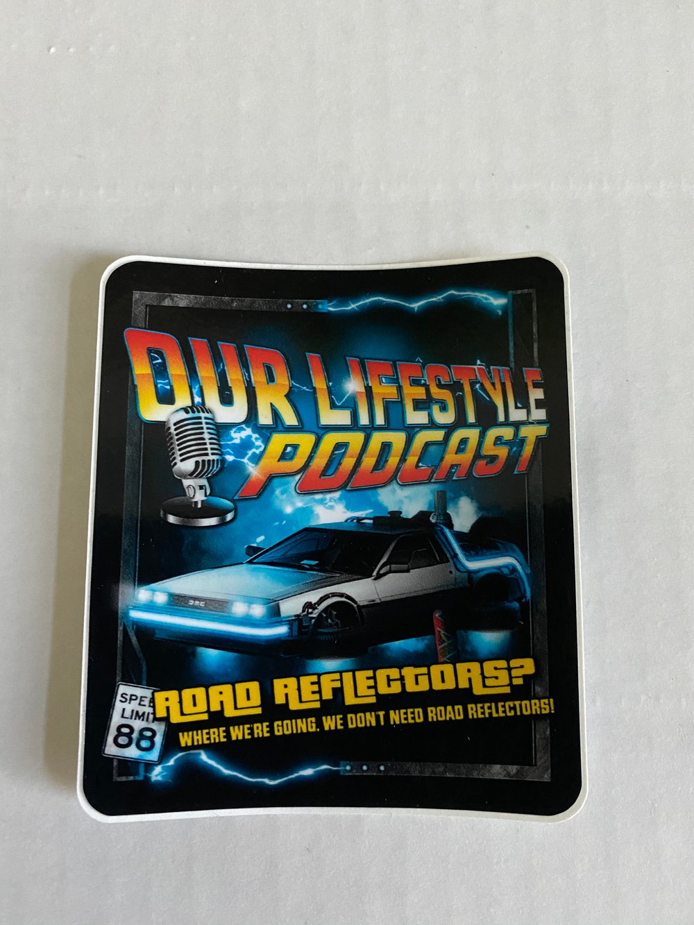 Image of Back to the Future Artwork sticker 