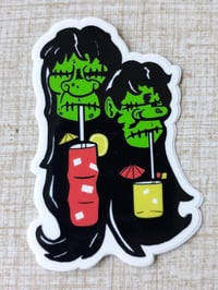 Image 2 of DRUNKIE SHRUNKIES 3" Tall Vinyl Sticker
