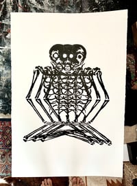 Image 4 of 3 Skeletons Painting on PAPER