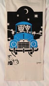 "Moonlight Ride Blue" Dishtowel