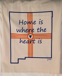 Image 1 of "Home is where the heart is" Dishtowel