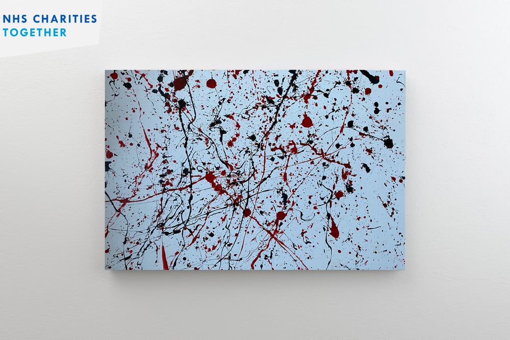 Image of Abstract Splatter Canvas