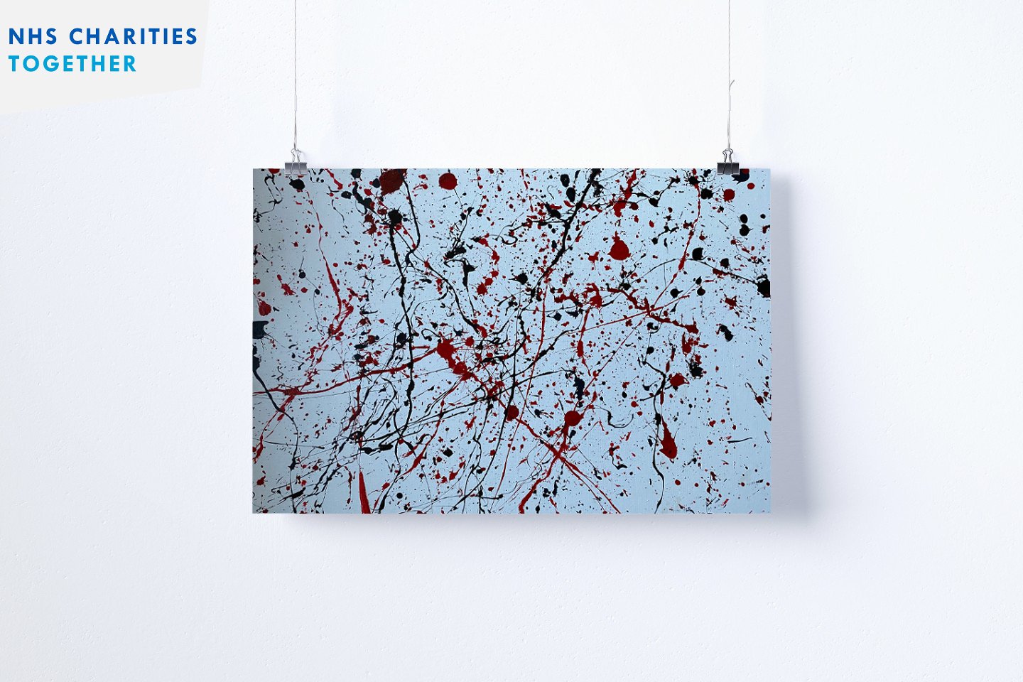 Image of Abstract Splatter Print