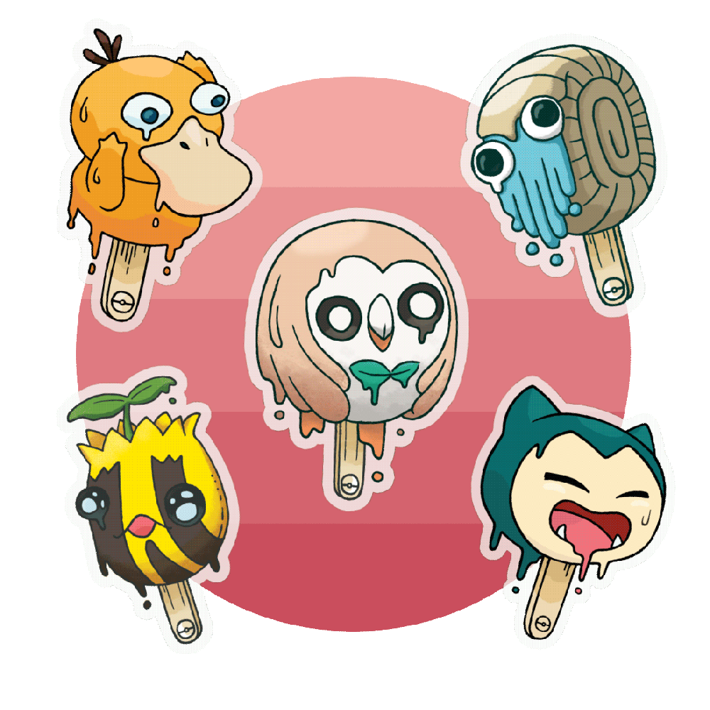 Image of Poképops Sticker Pack!