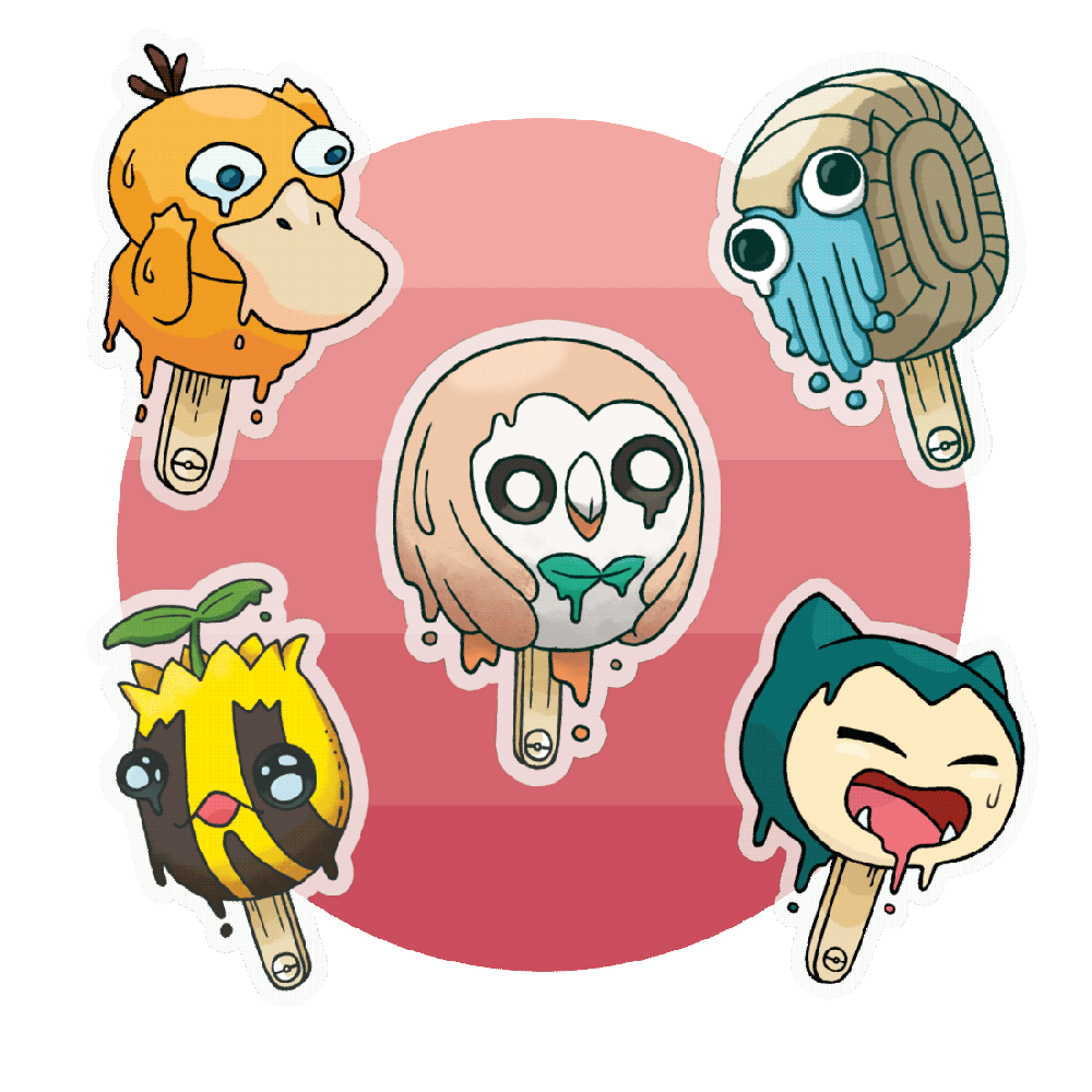 Image of Poképops Sticker Pack!